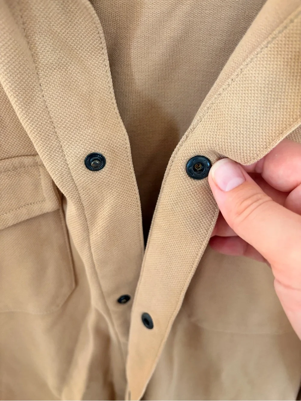 Men’s gray and tan outerwear package